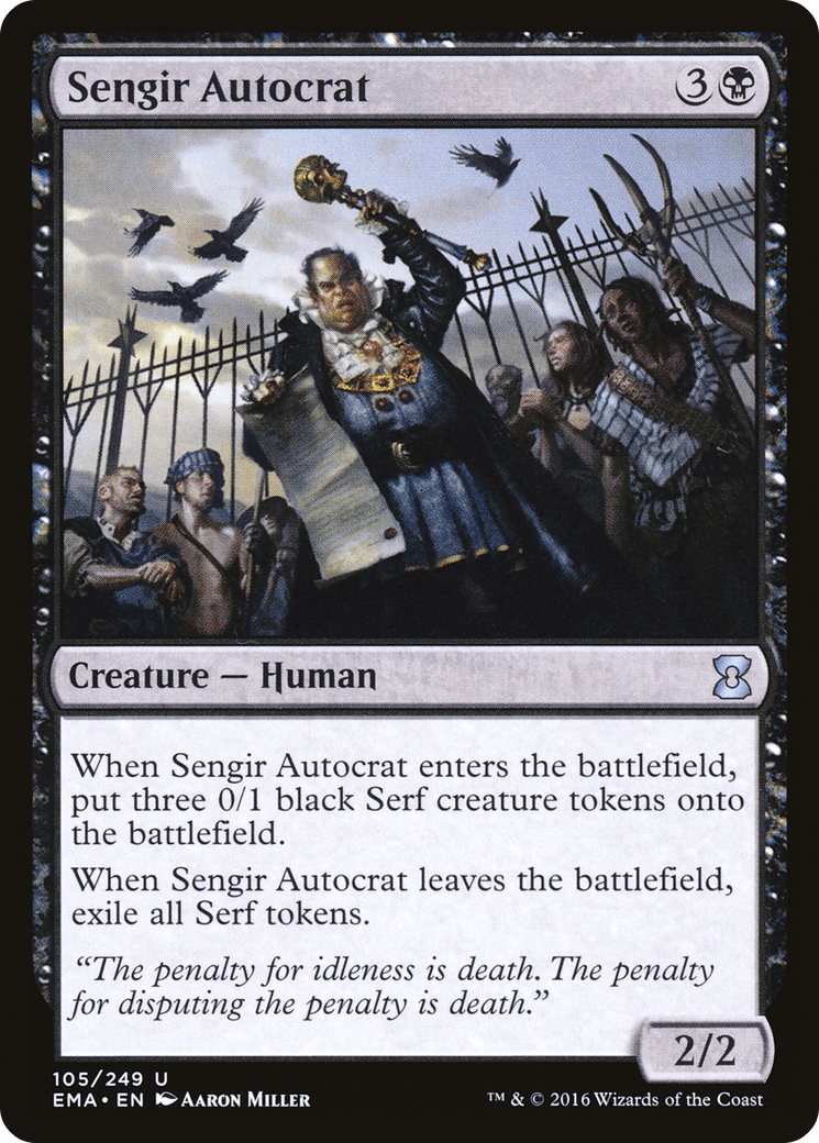 Sengir Autocrat [Eternal Masters] Foil