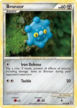 Bronzor 058  - Reverse Holofoil Triumphant - Common