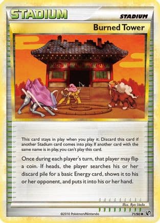Burned Tower 071/90 - Undaunted Reverse Holofoil