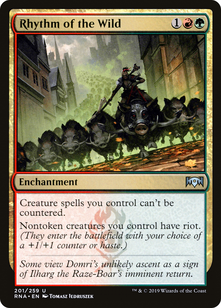 Rhythm of the Wild [Ravnica Allegiance] Foil