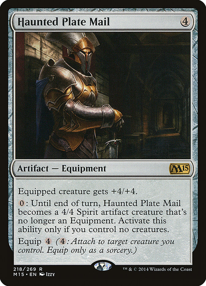 Haunted Plate Mail 218/269 (Magic 2015 (M15)) 