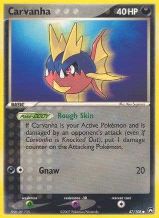 Carvanha 047/108 - Power Keepers Reverse Holofoil