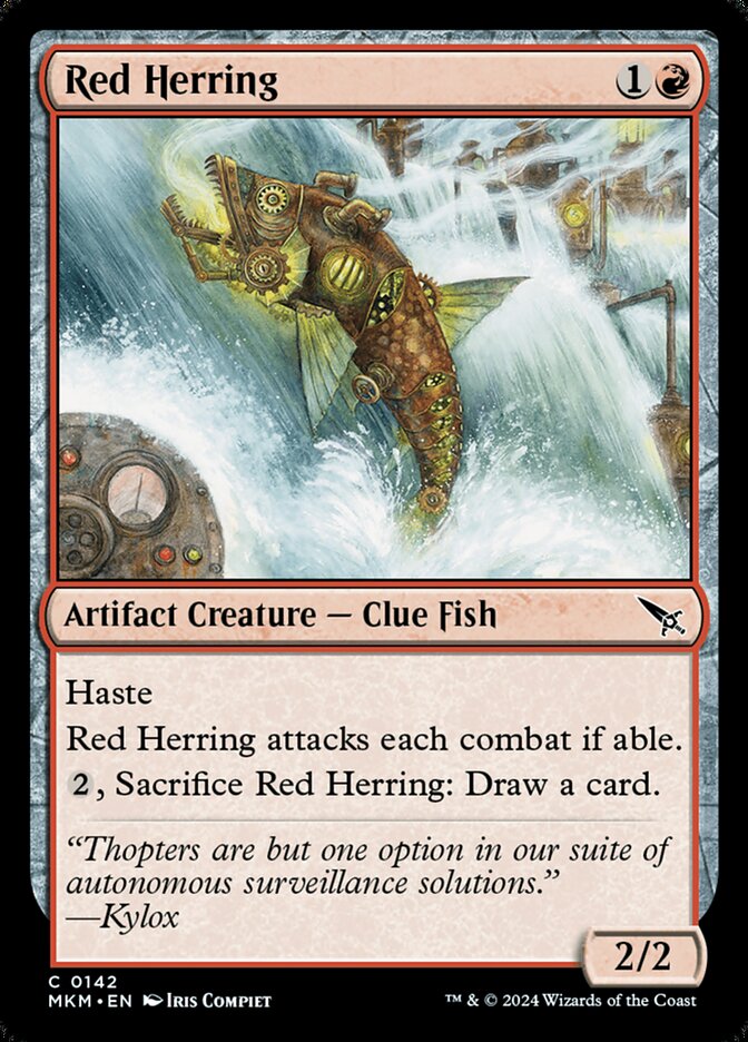 Red Herring 142 (Murders at Karlov Manor)  - Foil