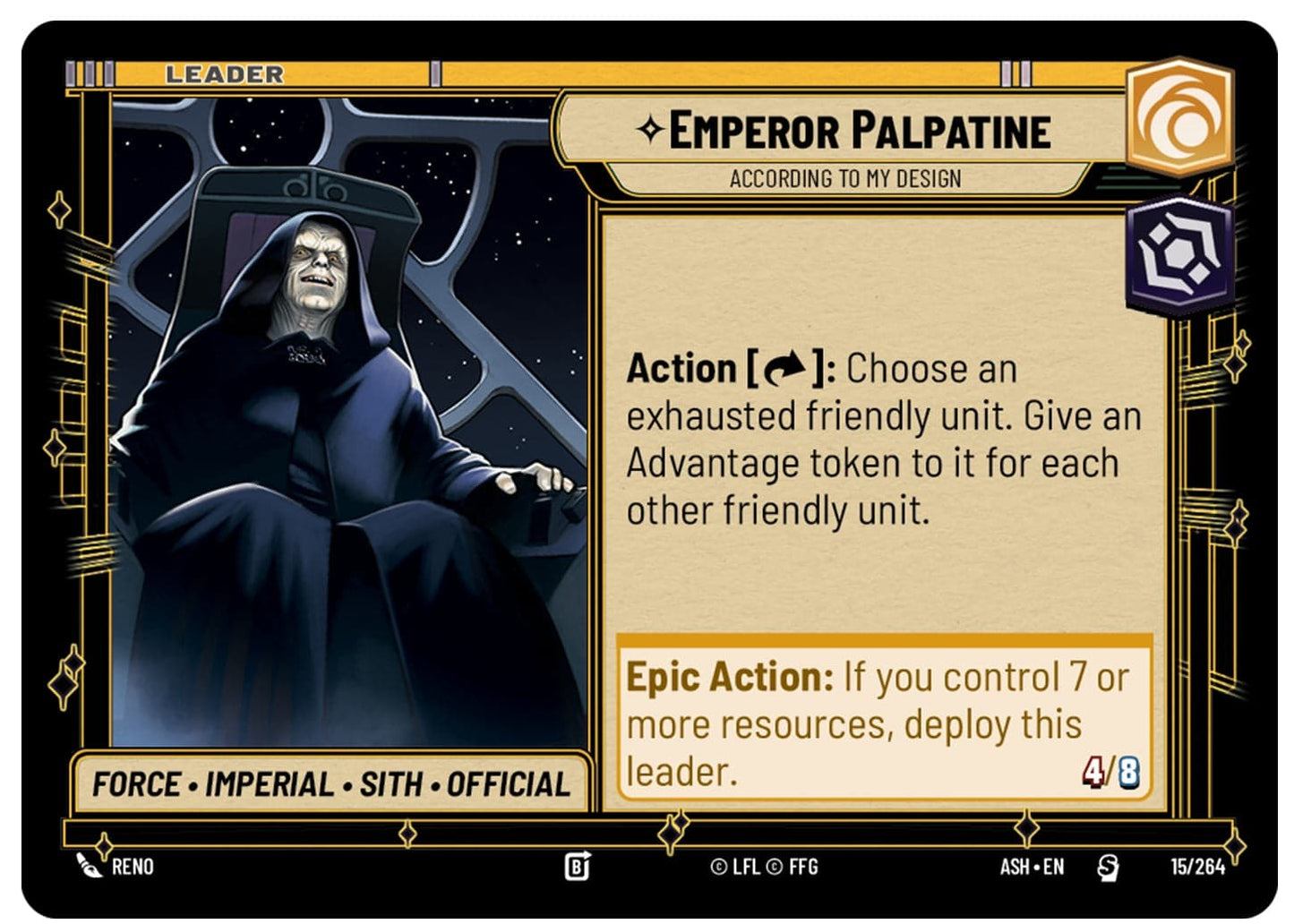 * PREORDER * Ashes of the Empire | Spotlight Deck: Emperor Palpatine