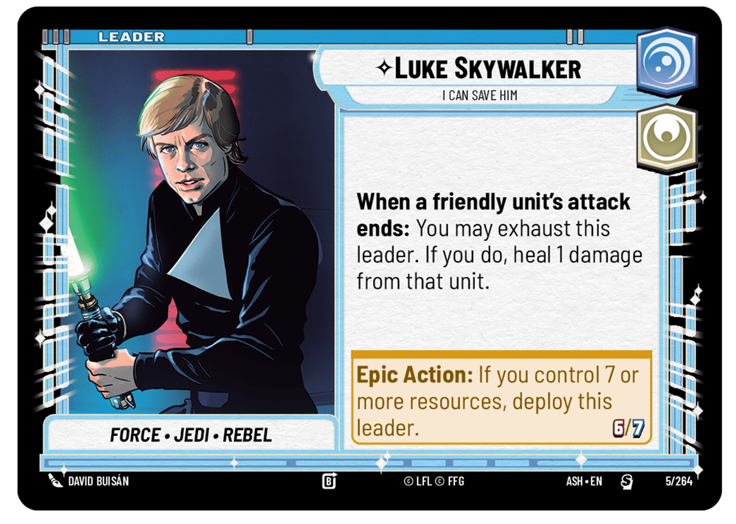 * PREORDER * Ashes of the Empire | Spotlight Deck: Luke Skywalker