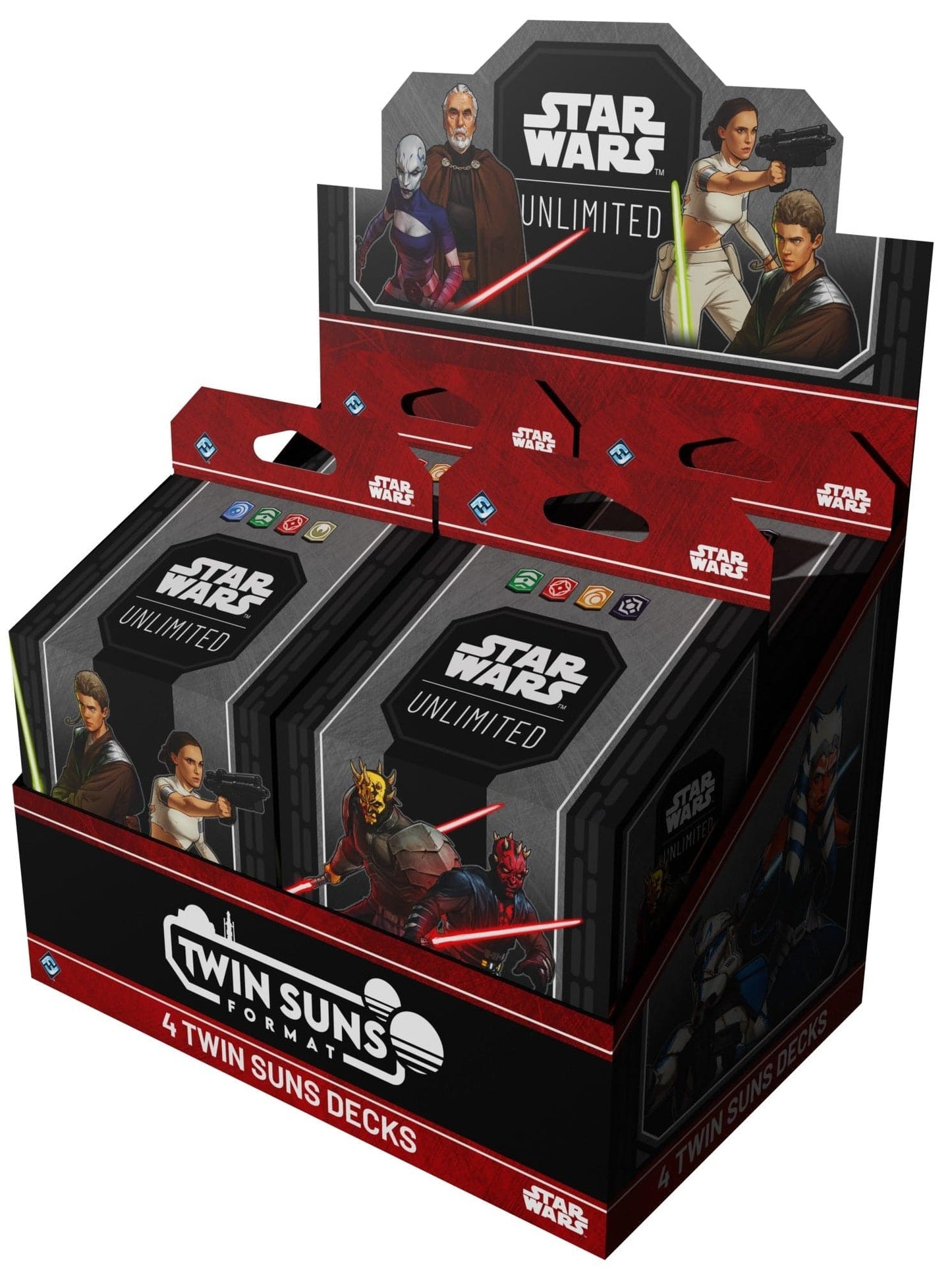 Twin Suns | Deck Display (4 Decks Per Display)