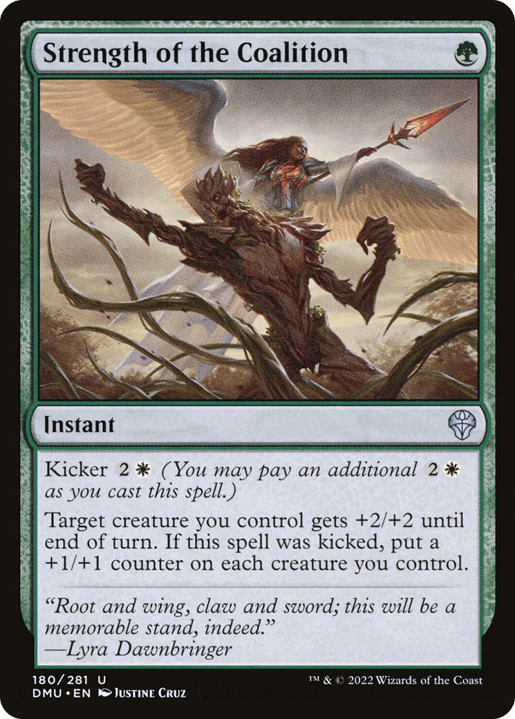 Strength of the Coalition [Dominaria United] Foil