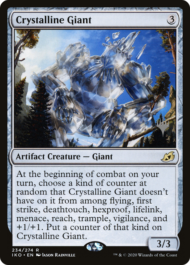 Crystalline Giant (Promo Pack) [Ikoria: Lair of Behemoths Promos] Foil