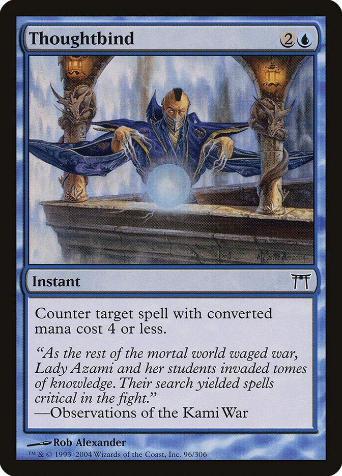 Thoughtbind 96/306 (Champions of Kamigawa) 