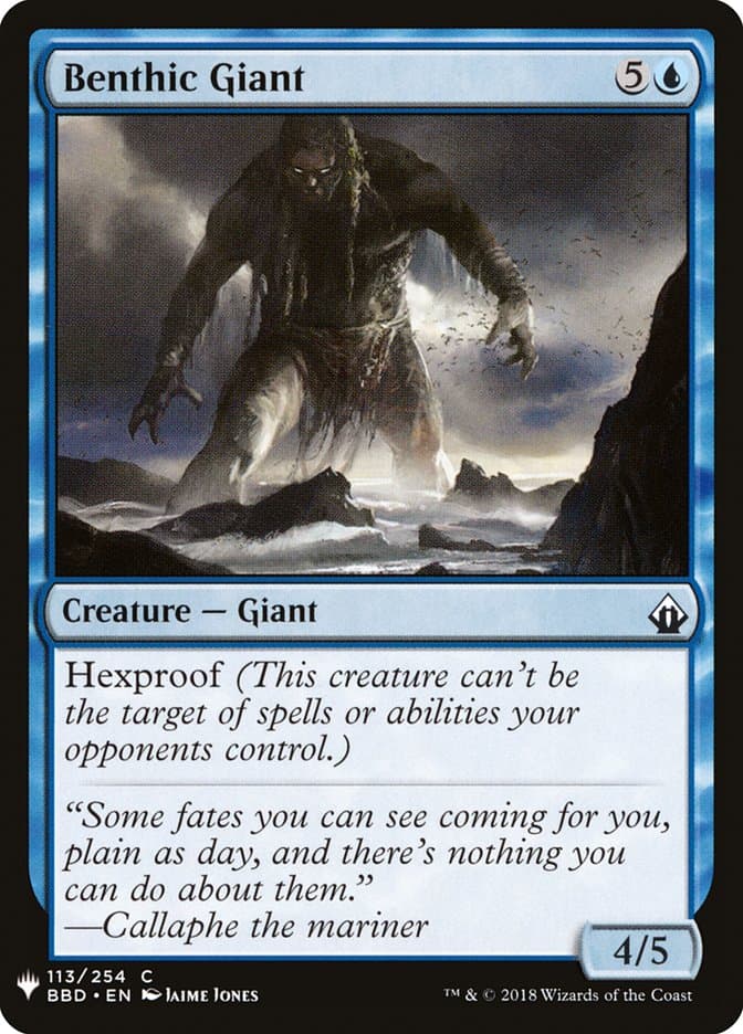 Benthic Giant |  (BBD-113) [The List]