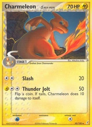 Charmeleon (Delta Species) 030/100 - Crystal Guardians Reverse Holofoil