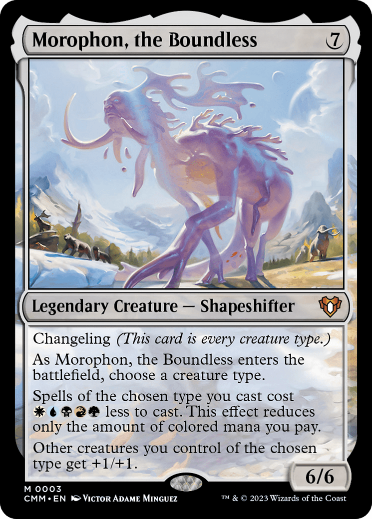 Morophon, the Boundless [Commander Masters] Foil