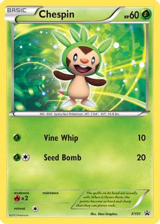 Chespin XY01 XY01/211 - XY Promos Holofoil