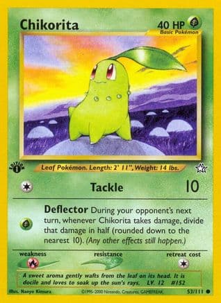 Chikorita 053/111 - Neo Genesis 1st Edition