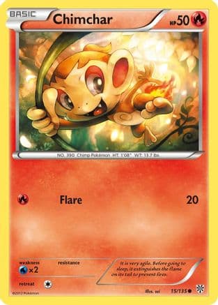 Chimchar 015/135 - Plasma Storm Reverse Holofoil