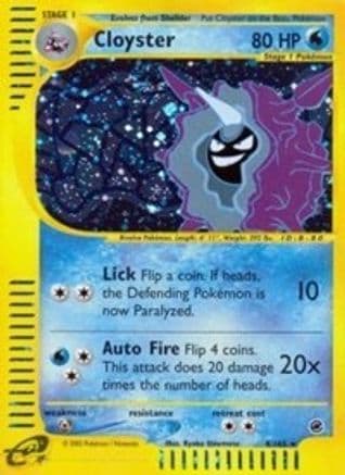 Cloyster 8/165 - Expedition Reverse Holofoil