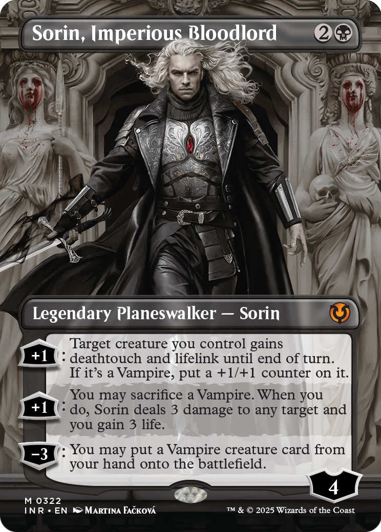 Sorin, Imperious Bloodlord (Borderless) (-322) [Innistrad Remastered]