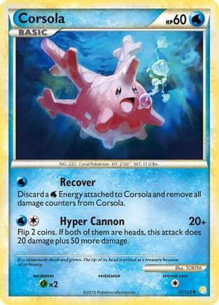 Corsola - HeartGold SoulSilver