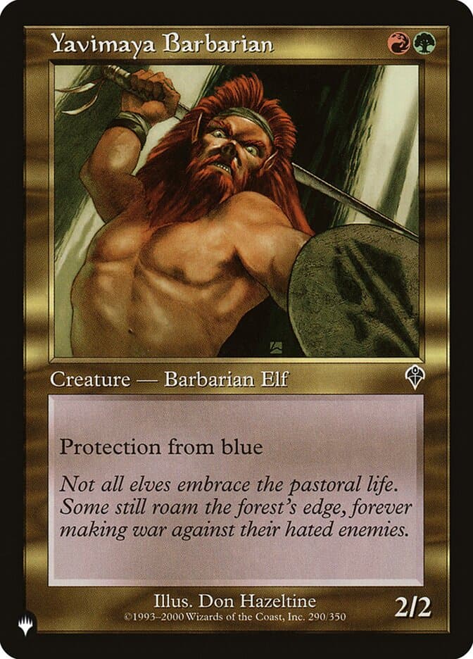 Yavimaya Barbarian |  (INV-290) [The List]