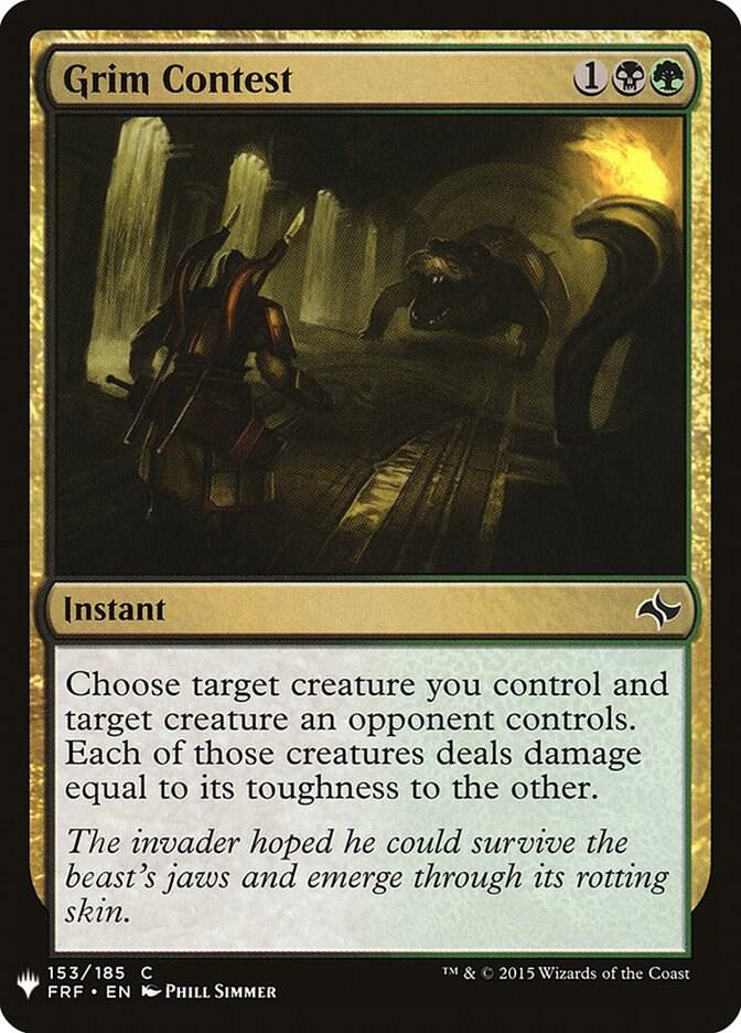 Grim Contest FRF-153/5075 (The List Reprints) 