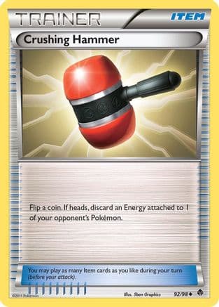 Crushing Hammer  - Reverse Holofoil Emerging Powers - Uncommon