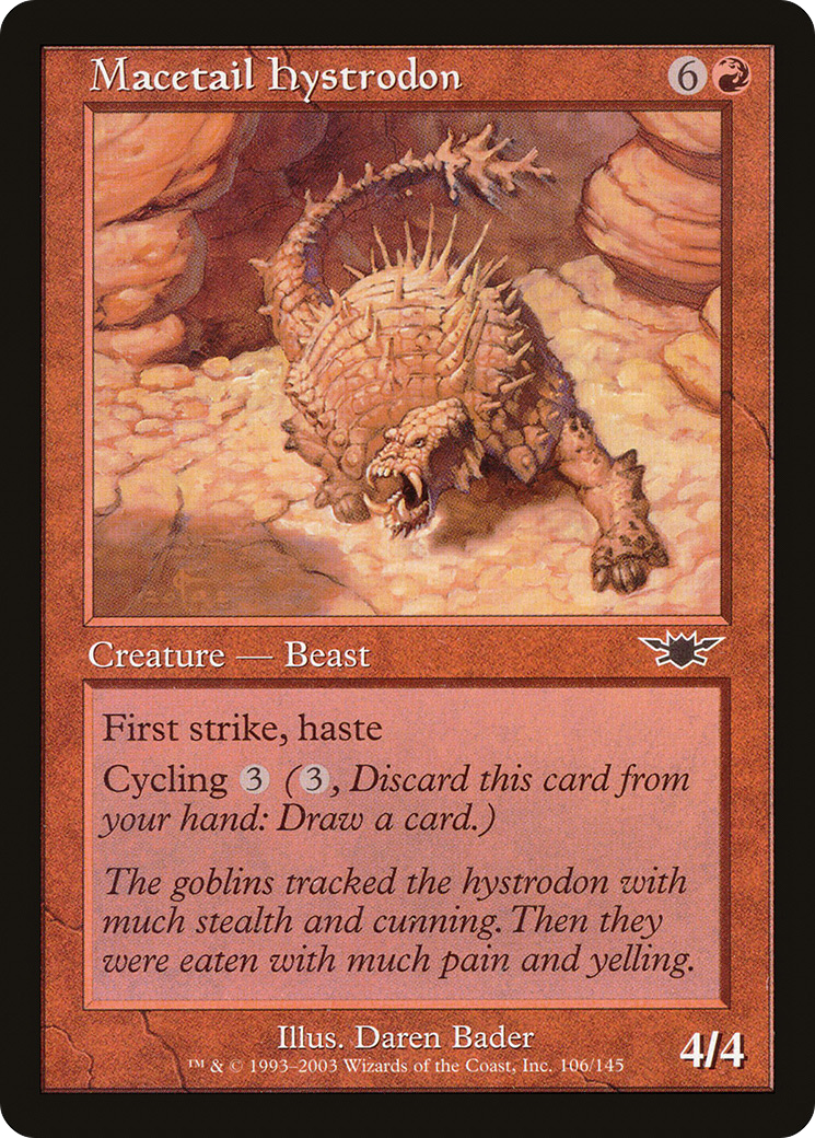 Macetail Hystrodon [Legions] Foil