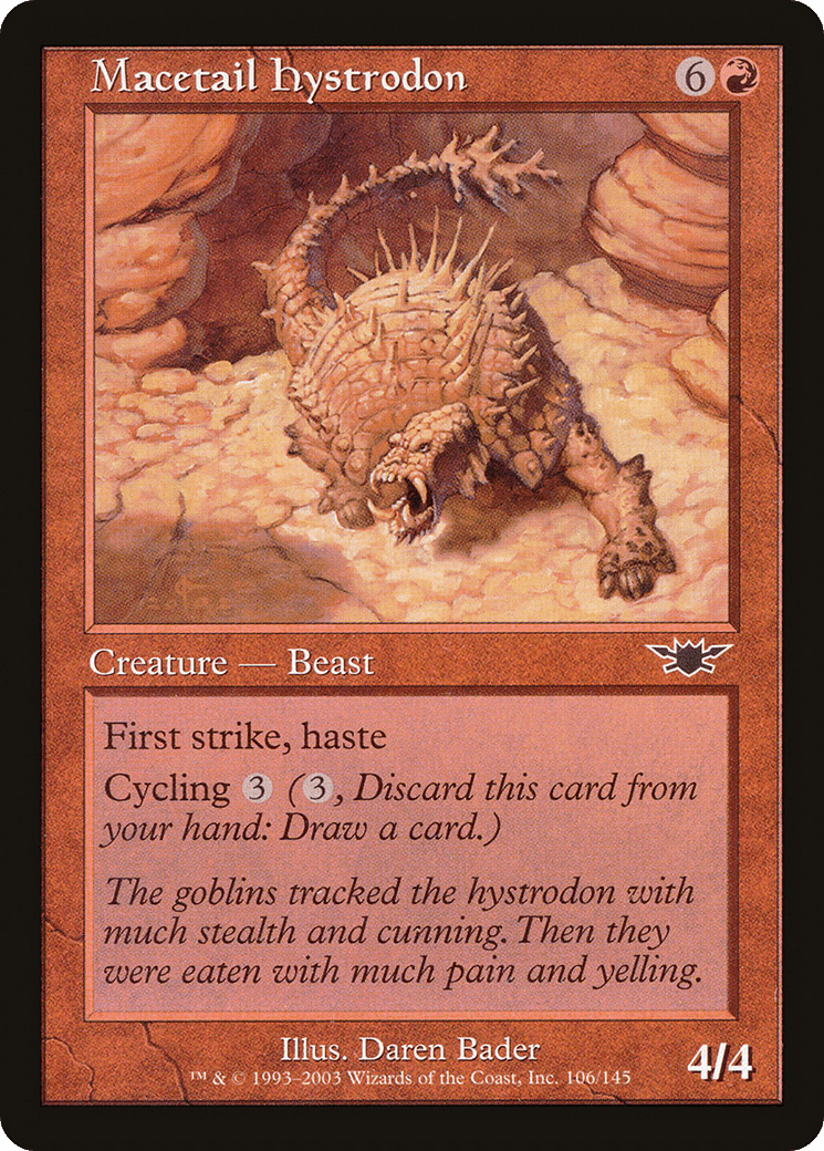 Macetail Hystrodon [Legions] Foil