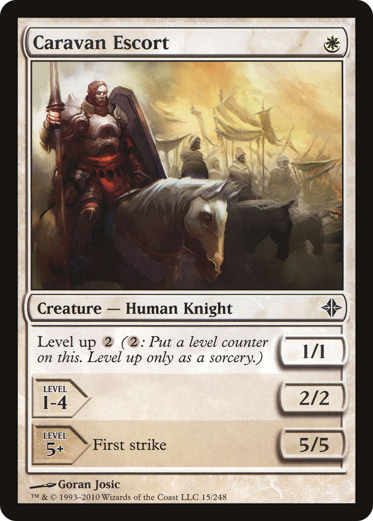 Caravan Escort [Rise of the Eldrazi] Foil