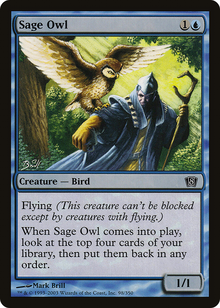 Sage Owl [Eighth Edition] Foil