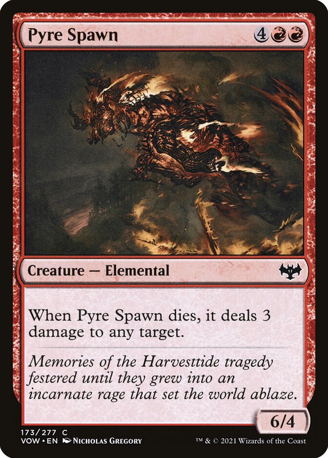 Pyre Spawn 173/277 (Innistrad: Crimson Vow)  - Foil