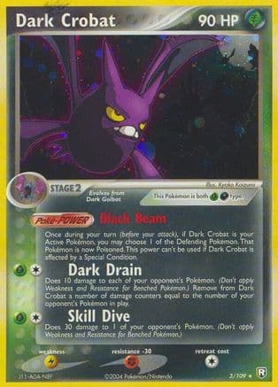 Dark Crobat 003/109 - Team Rocket Returns Reverse Holofoil