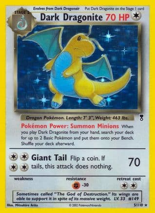 Dark Dragonite (5/110) [Legendary Collection] Reverse Holofoil