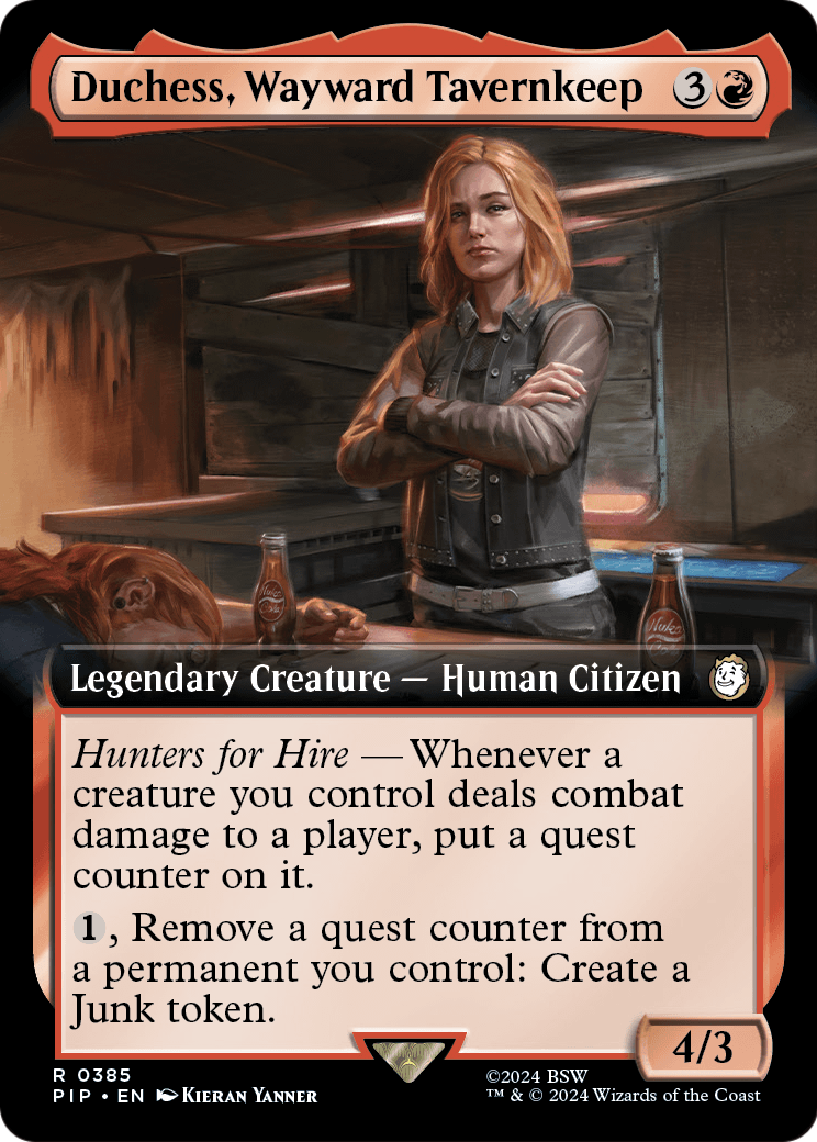 Duchess, Wayward Tavernkeep (Extended Art) [Fallout] Foil