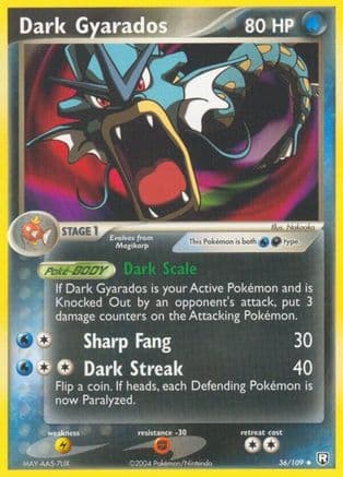 Dark Gyarados 036/109 - Team Rocket Returns Reverse Holofoil