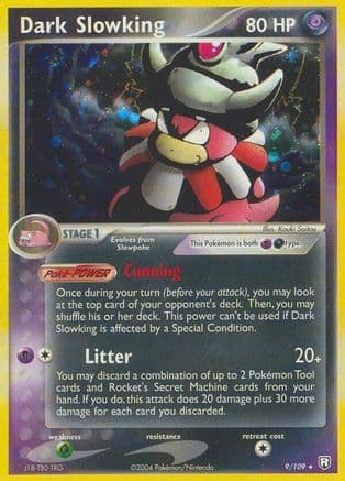 Dark Slowking 009/109 - Team Rocket Returns Reverse Holofoil