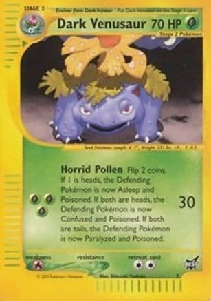 Dark Venusaur 7/9 - Best of Promos