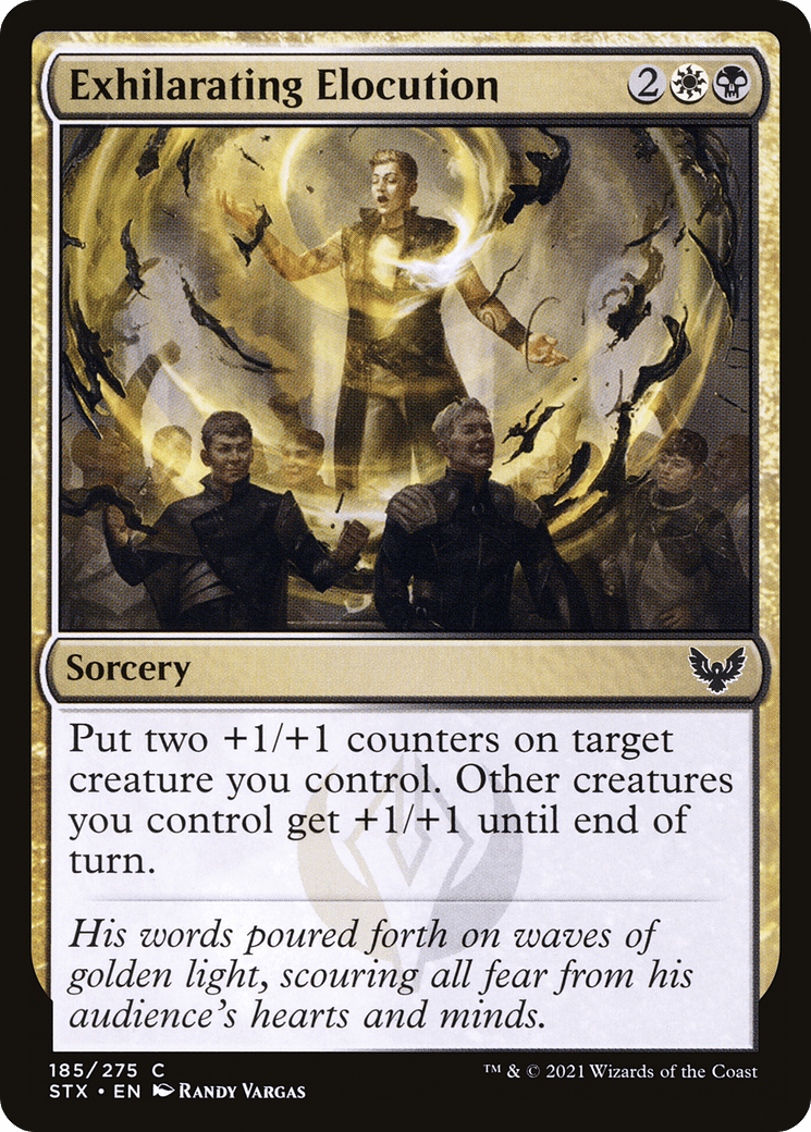 Exhilarating Elocution [Strixhaven: School of Mages] Foil