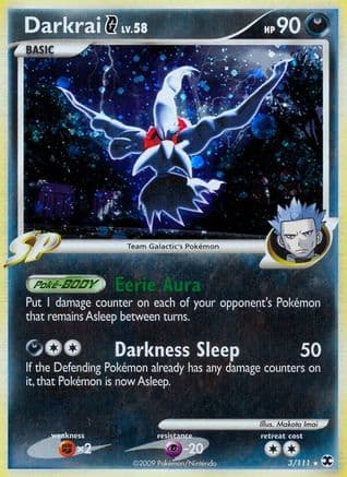 Darkrai G  - Reverse Holofoil Rising Rivals - Holo Rare