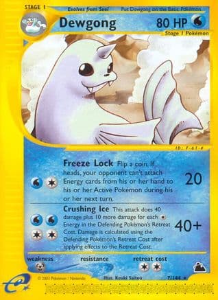 Dewgong (7)  Skyridge - Rare