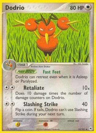 Dodrio  - Reverse Holofoil Hidden Legends - Uncommon