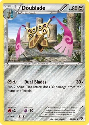 Doublade 84/146 - XY Base Set Reverse Holofoil