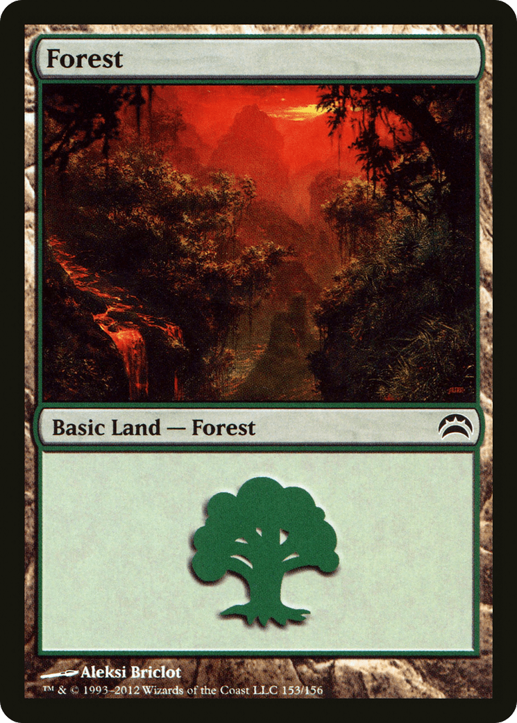 Forest (153) [Planechase 2012] Foil