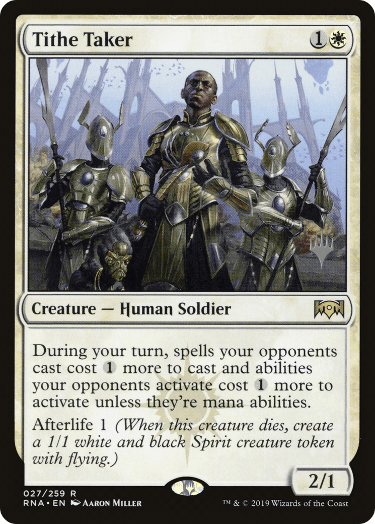 Tithe Taker (Promo Pack) [Ravnica Allegiance Promos] Foil
