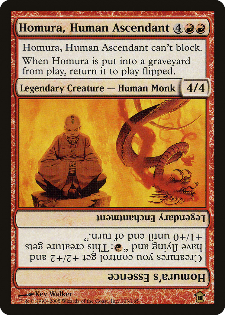 Homura, Human Ascendant // Homura's Essence [Saviors of Kamigawa] Foil