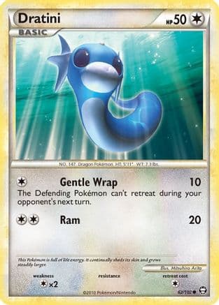 Dratini (62/102) [HeartGold & SoulSilver: Triumphant] Reverse Holofoil