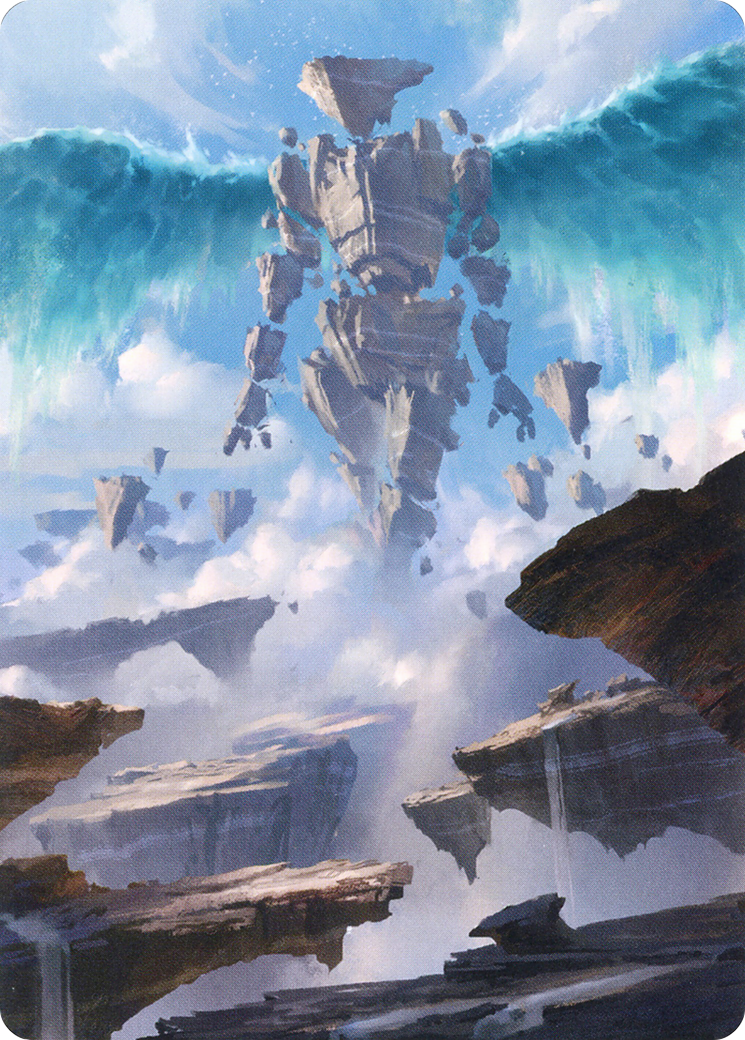 Celestial Colonnade // Celestial Colonnade (AZNR-033) - Zendikar Rising Art Series (Borderless) Foil