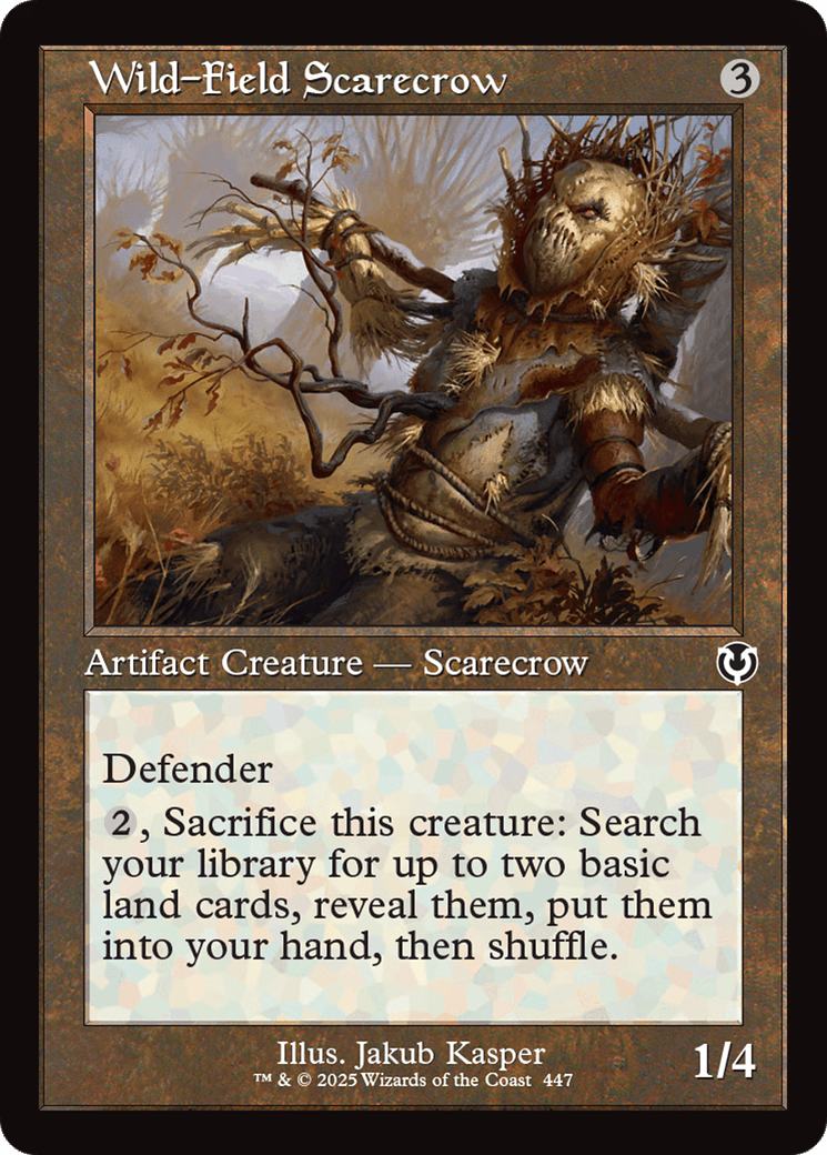 Wild-Field Scarecrow (Retro Frame) (-447) [Innistrad Remastered]  Foil