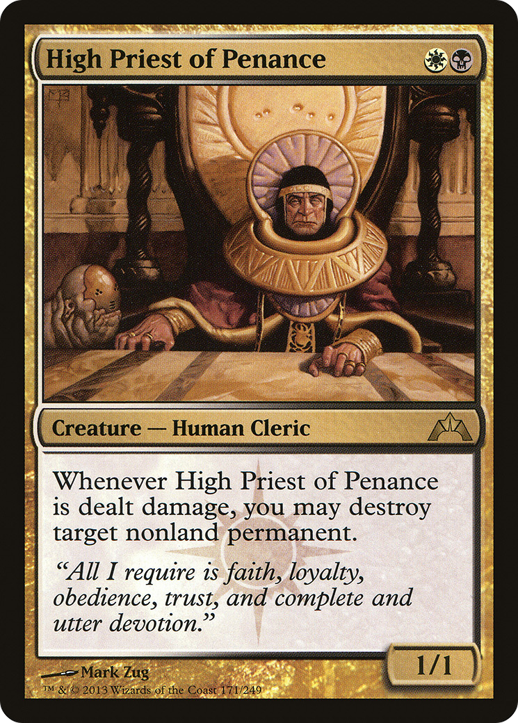 High Priest of Penance [Gatecrash] Foil