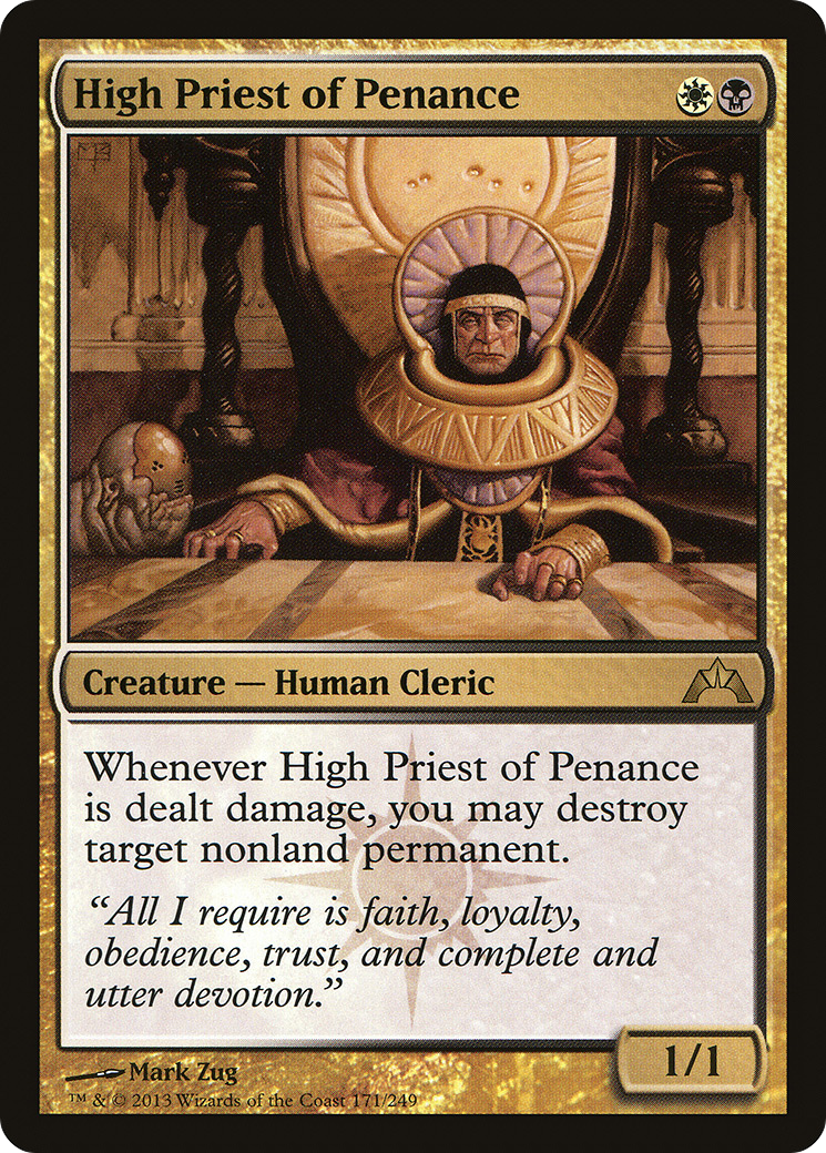 High Priest of Penance [Gatecrash] Foil