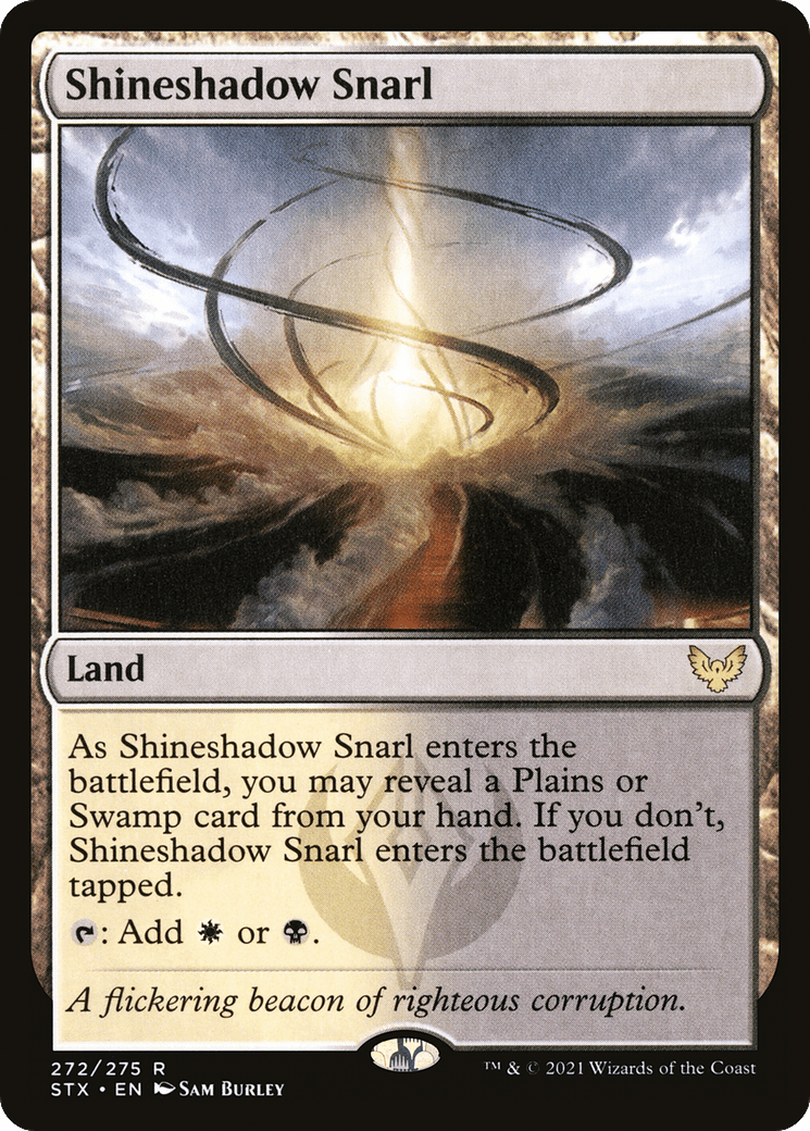 Shineshadow Snarl [Strixhaven: School of Mages] Foil